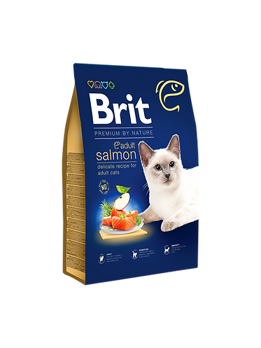 Brit Premium Gato Adulto Salmón 8 Kg + Regalo